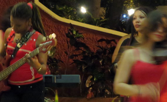 Band playing in Cuba